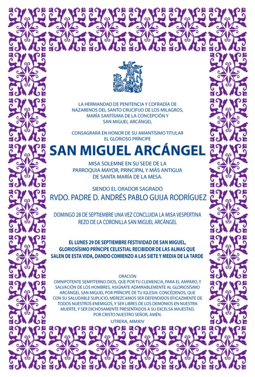 cultos san miguel2014