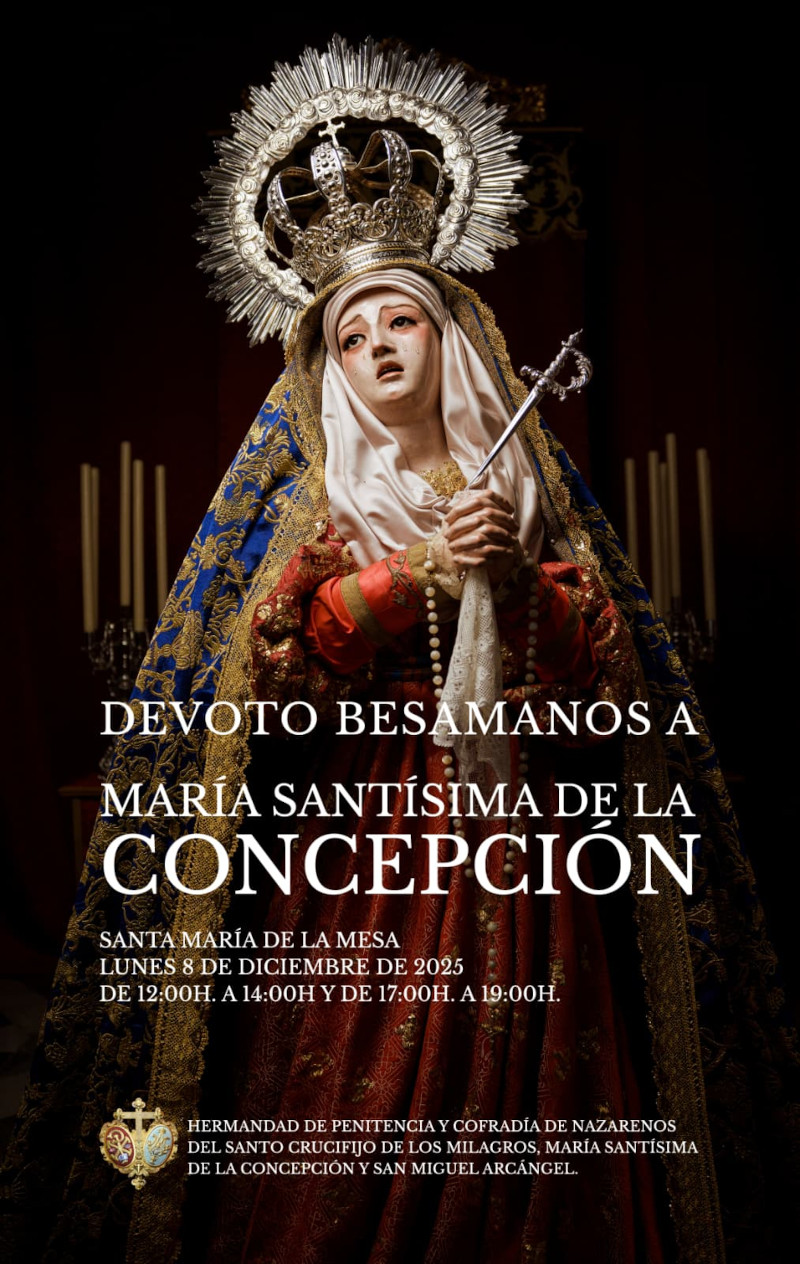 Besamanos a María Santísima de la Concepción